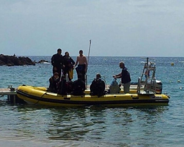 preparando la inmersion